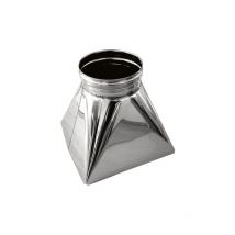 MBM - Cheminee Tremie carre x-rond conduit de cheminee dn 80 tube acier inoxydable 316