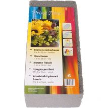 Trockenziegel grau 11 x 8 x 23 cm Blumen Steckschwamm Deko Steckschaum Basteln