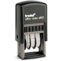Trodat 4810 Self Inking Budget Mini Date Stamp Black Ink