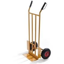 Verdelook - Trolley für alles aus gelb lackiertem Metall. Kapazität 200 kg