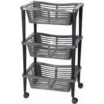 Trolley Universal Trolley für Bad, Bücherregal, Schrank - 3 Ebenen - Storagesolutions