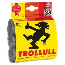 TRL770834 Steel Wool Pads, Assorted Grades Pack 3 TRO770834 - Trollull