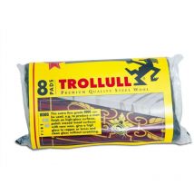 Trollull - TRL771214 Extra Large Steel Wool Pads Grade 1 Pack 8 TRO771214