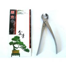 Tronchese bonsai taglio sferico in acciaio satinato mm. 210