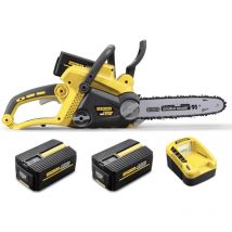 Nemura - Tronçonneuse à batterie 40V + 2 Batteries 4Ah + Chargeur rapide