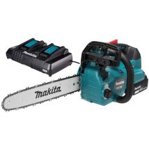Makita - Tronçonneuse lxt 36V (2x18V) avec 2 batteries 18V 5.0Ah - chargeur double - DUC356T001