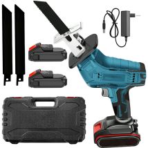 Mini Tronçonneuse À Batterie 500w 11 Pouces, Tronçonneuse Électrique Sans Fil Brushless Avec 2 Batteries 2.0ah, Tronconneuse Thermique,outillage De 