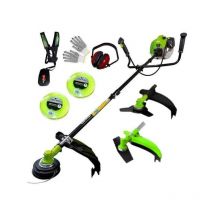 Kapotha - Débroussailleuse thermique professionnelle 3 en 1 52cc 2cv - barre fixe raw 2 fils de Nylon cadeau