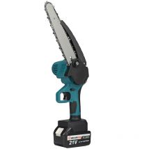 Augienb - Fantablau Bravobro 18v 8''21v Sécateur Sans Fil Tronçonneuse Scie À Bûche Électrique 2 Batteries