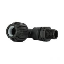 Multicuves - Trop-plein cuve eau 1000L - Coudé pression Diamètre 25 mm