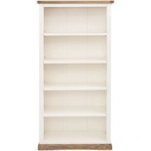 Tropea Off White Bookcase 180x90x30cm - Off White