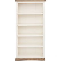 Tropea Off White Bookcase 180x90x30cm - Off White