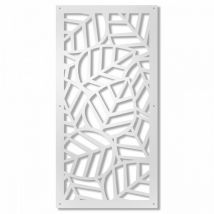 Tropica - Pannello traforato in pvc - Colore: bianco - Misura: 47x94 cm