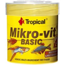 Mikro-vit Basic Per Avannotti Da 32 Gr/50 Ml - Tropical