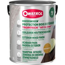 Acabado de protección tintado para cubiertas, muelles, chalets y revestimientos Owatrol TROPITECH 'All in One' Sedona 5 litros