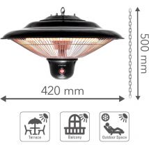 Stufetta a soffitto di design ir 1500 sc - Trotec