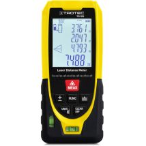 Trotec – Laser-Entfernungsmesser TD120 – Reichweite bis 120 m – Neigungssensor 360° – 99 Messwerte – LCD-Anzeige