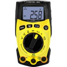 Digitales True-RMS-Multimeter BE52 – 10 Funktionen – CAT III 600 V – Bluetooth – Hintergrundbeleuchtetes Display – Trotec