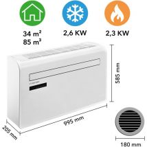 Wandklimaanlage pac-w 2650 sh - Trotec