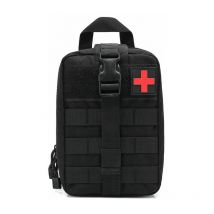 Trousse de Premiers Secours, kit Survie, Pochette de Premiers Secours Sac Médical d'urgence pour Le Camping en Milieu de Travail (Vide),