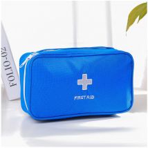 Trousse de premiers soins voyage portable Mini sac médical Sac de rangement pour sac médical vide, bleu