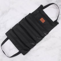 Gotrays - Trousse à outils en tissu, sac de rangement d'outils de voiture portable, sac à outils d'électricien, trousse à outils de quincaillerie,Noir