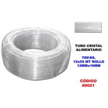 Lebensmittelglasrohr – 12 mm x 16 mm – 50 m – Transparent – Flexibel – Widerstandsfähig