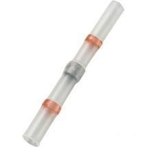 Tru Components - 736410 Stoßverbinder mit Schrumpfschlauch 0.304 mm² 0.705 mm² Vollisoliert Rot 30 St.