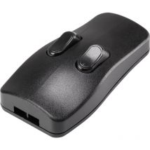 Tru Components - Interrupteur pour câble souple noir 2 x Off/On 2 a 1 pc(s) S583431