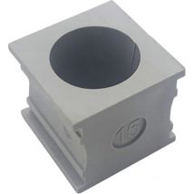 Tru Components - elt 15 Kabeldurchführung geschlitzt Klemm-Ø (max.) 16 mm Elastomer Grau 1 St.