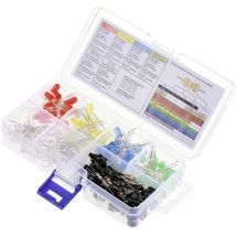 Tru Components - led rouge, jaune, bleu, jaune-vert, blanc chaud, blanc froid rond 5 mm 90 mcd, 420 mcd, 2180 mcd, 19000