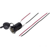 Presa da auto con cappuccio di protezione Portata massima corrente=10 a 12 v/dc - Tru Components