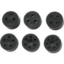 TC-10820784 TC-MH18-2G203 Inserto di tenuta PG21 2 x 4.3 - 6.1 mm Gomma Nero 50 pz. - Tru Components