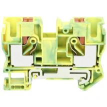 TC-JPT10-PE Morsetto passante 10.2 mm Rapido Numero Poli (num): 2 0.5 mm² 10 mm² Verde, Giallo 1 pz. - Tru Components