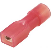 TRU COMPONENTS TC-11599324 Flachsteckhülse Steckbreite: 2.8 mm Steckdicke: 0.8 mm 180 ° Vollisolier