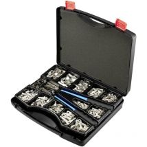 Tru Components - TC-11894512 Rohrkabelschuh-Sortiment 6 - 50 mm² mit Crimpzange 6 mm² 50 mm² argent 281 pc(s) R428562