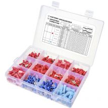 TC-11894516 Assortimento di capicorda a compressione 0.5 mm² 2.5 mm² Rosso, Blu 575 pz. - Tru Components