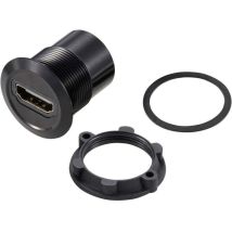 Tru Components - TC-11980464 Adaptateur hdmi femelle hdmi femelle hdmi femelle noir Contenu: 1 pc(s)