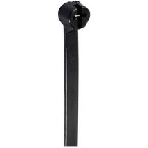 Tru Components - TC-12814188 Serre-câble 200 mm 4.8 mm noir avec languette métallique, stable aux intempéries et aux uv 1