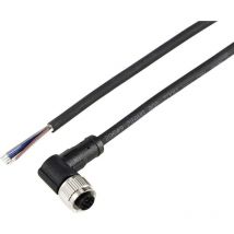 TC-12833160 Cavo di collegamento per sensore o attuatore M12 Giunto angolare 5 m Numero di poli: 5 1 pz. - Tru Components
