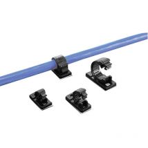 Tru Components - TC-12JR-S203 Befestigungssockel selbstklebend 1593030 Bündel-Ø-Bereich 17 mm (max)