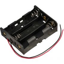 Tru Components - TC-13220708 Batteriehalter 3x 18650 Kabel (l x b x h) 76 x 59 x 21 mm