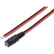 Tru Components - TC-9556656 Niedervolt-Anschlusskabel Niedervolt-Buchse - offene Kabelenden 5.5 mm 2.1