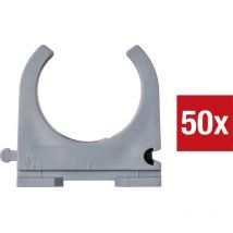 TC-9859376 Supporto per guaina EN25 25 mm Grigio 50 pz. - Tru Components