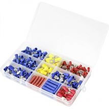 TC-9904304 Assortiment de cosses à sertir 0.50 mm² 6 mm² rouge, jaune, bleu 1 set Box - Tru Components