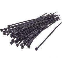 Tru Components - TC-BT-400-7.6-UVB Kabelbinder 400 mm 7.6 mm Schwarz UV-Witterungsstabil 100 St.