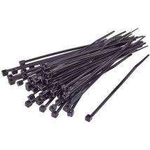 Tru Components - TC-BT-500-7.6-UVB Serre-câble 500 mm 7.6 mm noir stable aux intempéries et aux uv 100 pc(s)