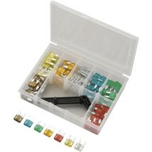 TRU COMPONENTS Y101-70TS Mini Flachsicherung 5 A, 7.5 A, 10 A, 15 A, 20 A, 25 A, 30 A 71 St.