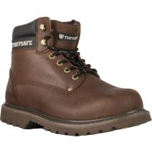 Tuffsafe - Brown Trucker Safety Boots - Size 13 - Brown