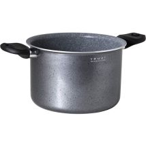 Pentola 20 cm in alluminio antiaderente PETRA 2.0 – Manico ergonomico in bakelite – Adatta a induzione – Trudi